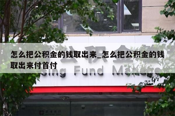 怎么把公积金的钱取出来_怎么把公积金的钱取出来付首付